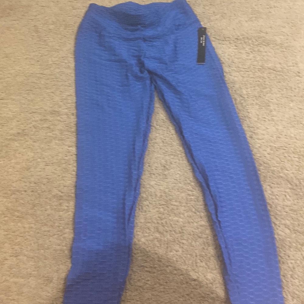 Woman’s blue leggings size large|xl these are brand new with tag’s